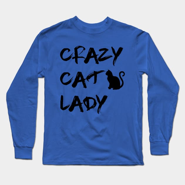 Crazy Cat Lady - Cat lovers Gift Long Sleeve T-Shirt by MADesigns